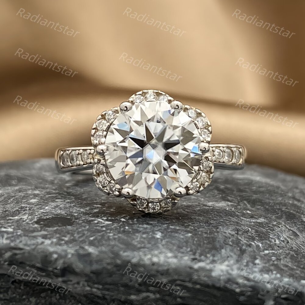 NEW Certified 3 ct. t.w. Moissanite Ring B
